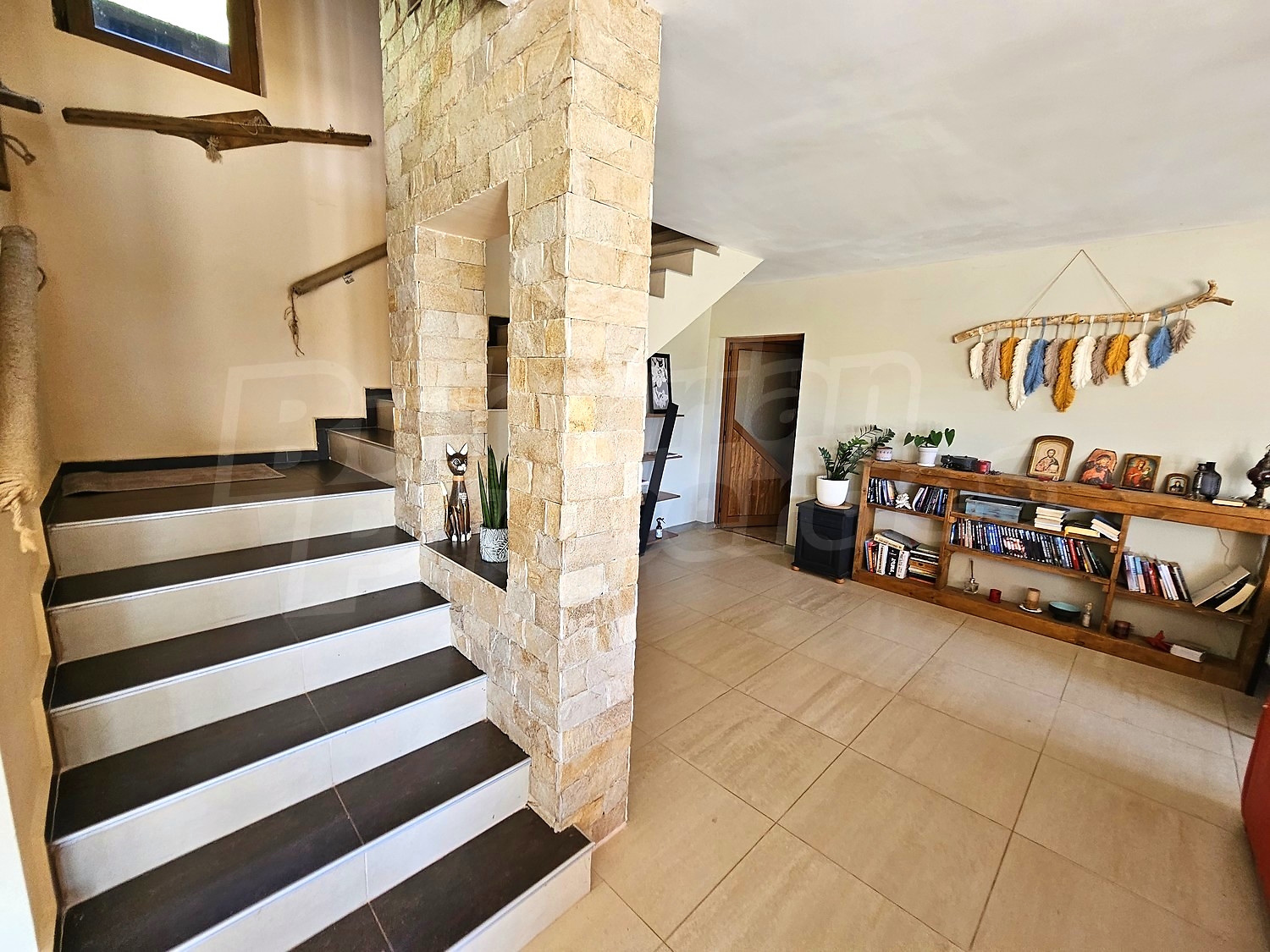 inside, stairs