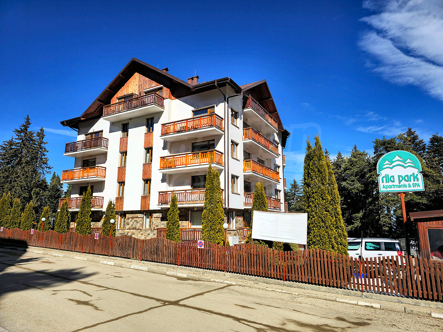 facade, outside, parking