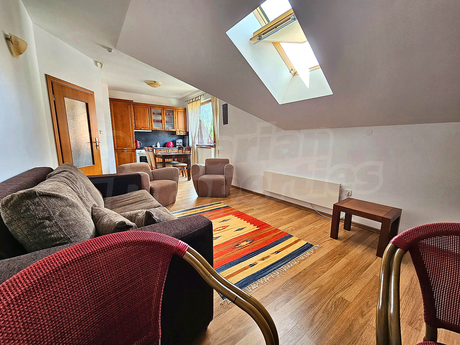 inside, living room, furnished