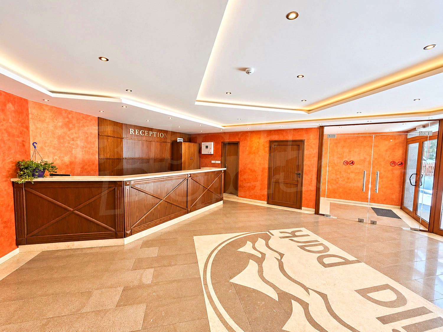 inside building entrance