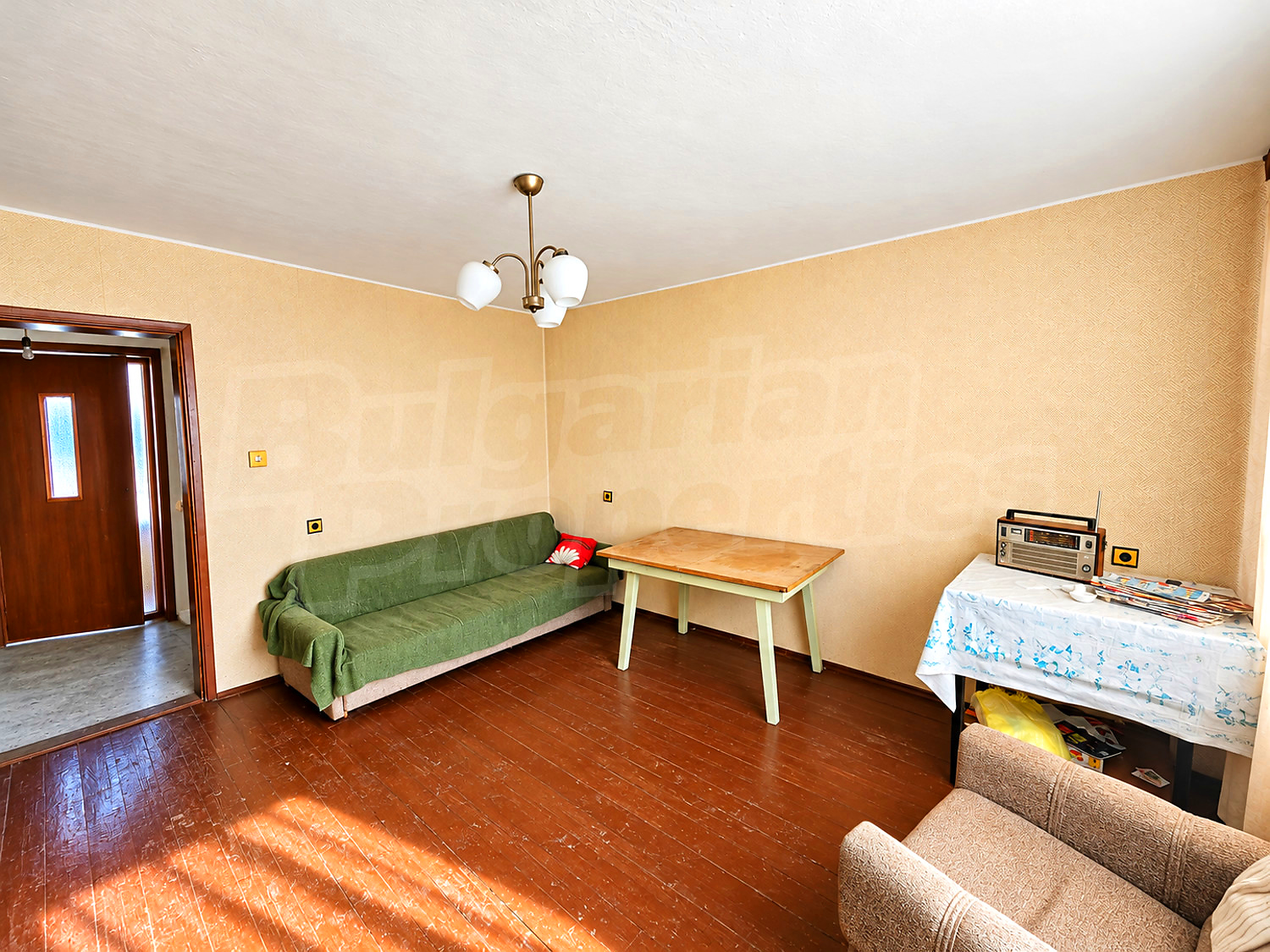 inside, living room, furnished