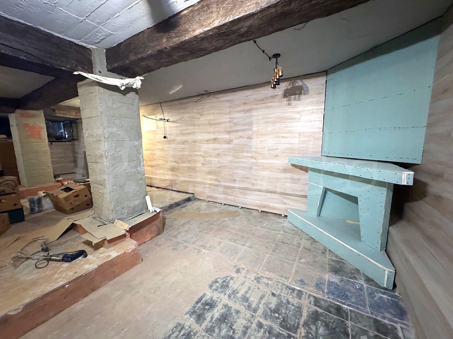 inside, unfurnished