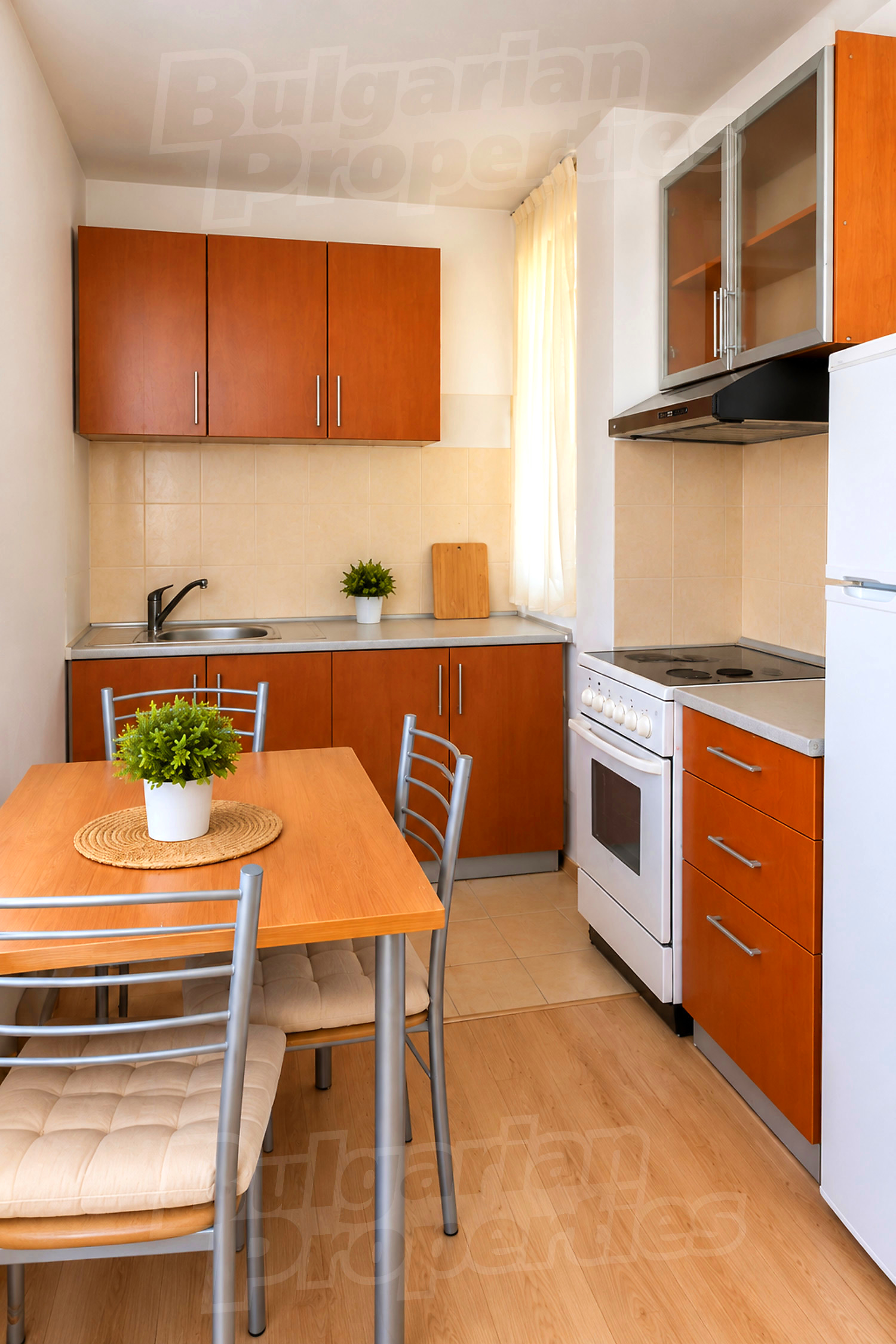 inside, kitchen, furnished