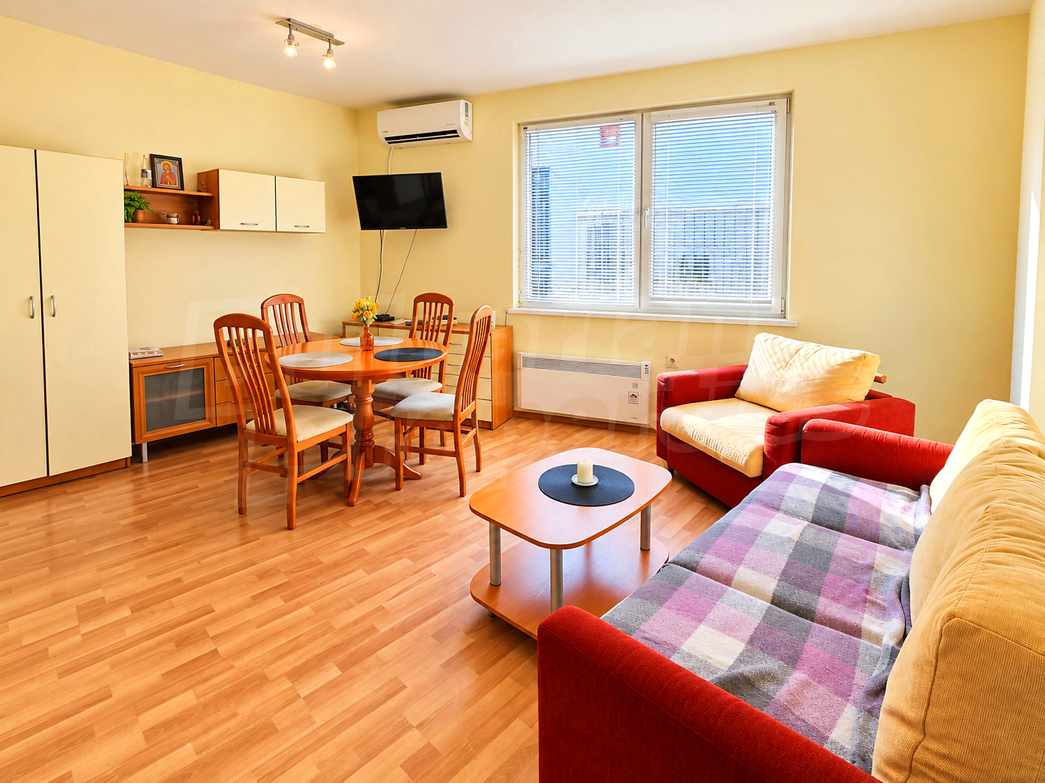 inside, living room, furnished
