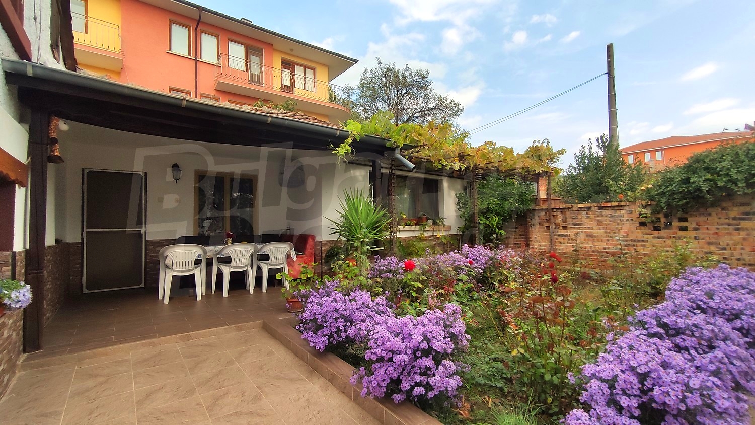 outside, garden, facade