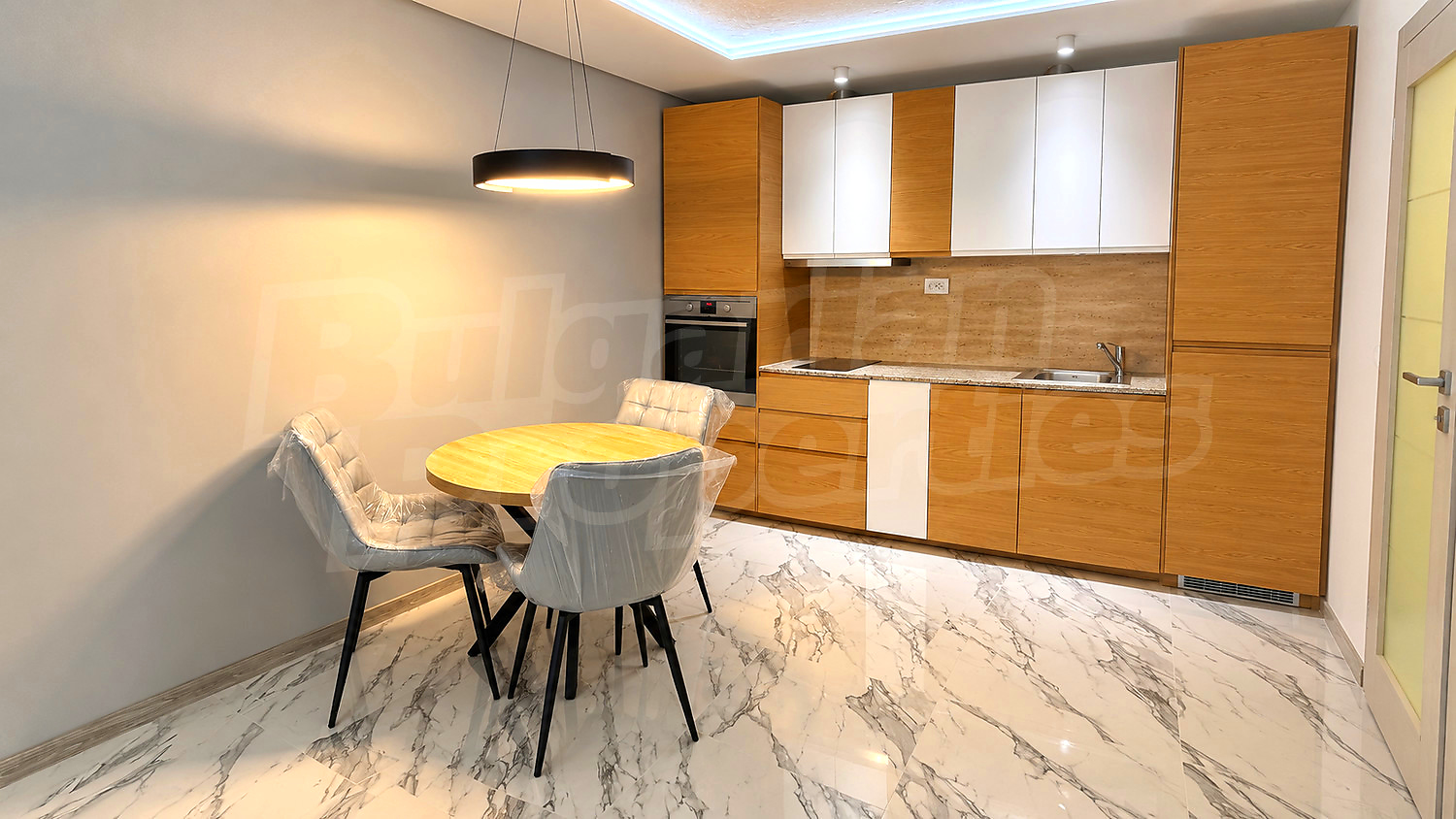 inside, kitchen, furnished