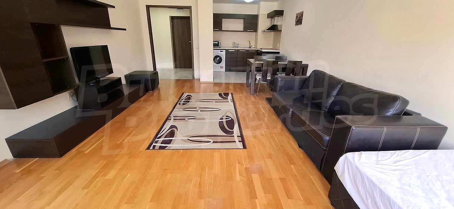 inside, living room, kitchen, furnished
