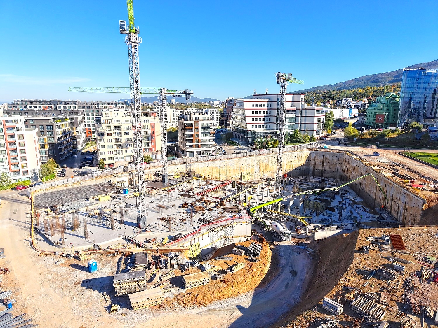 outside, construction