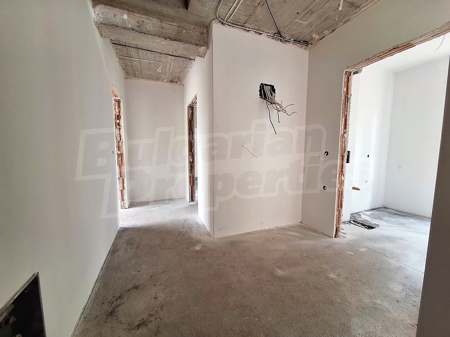 inside, unfurnished