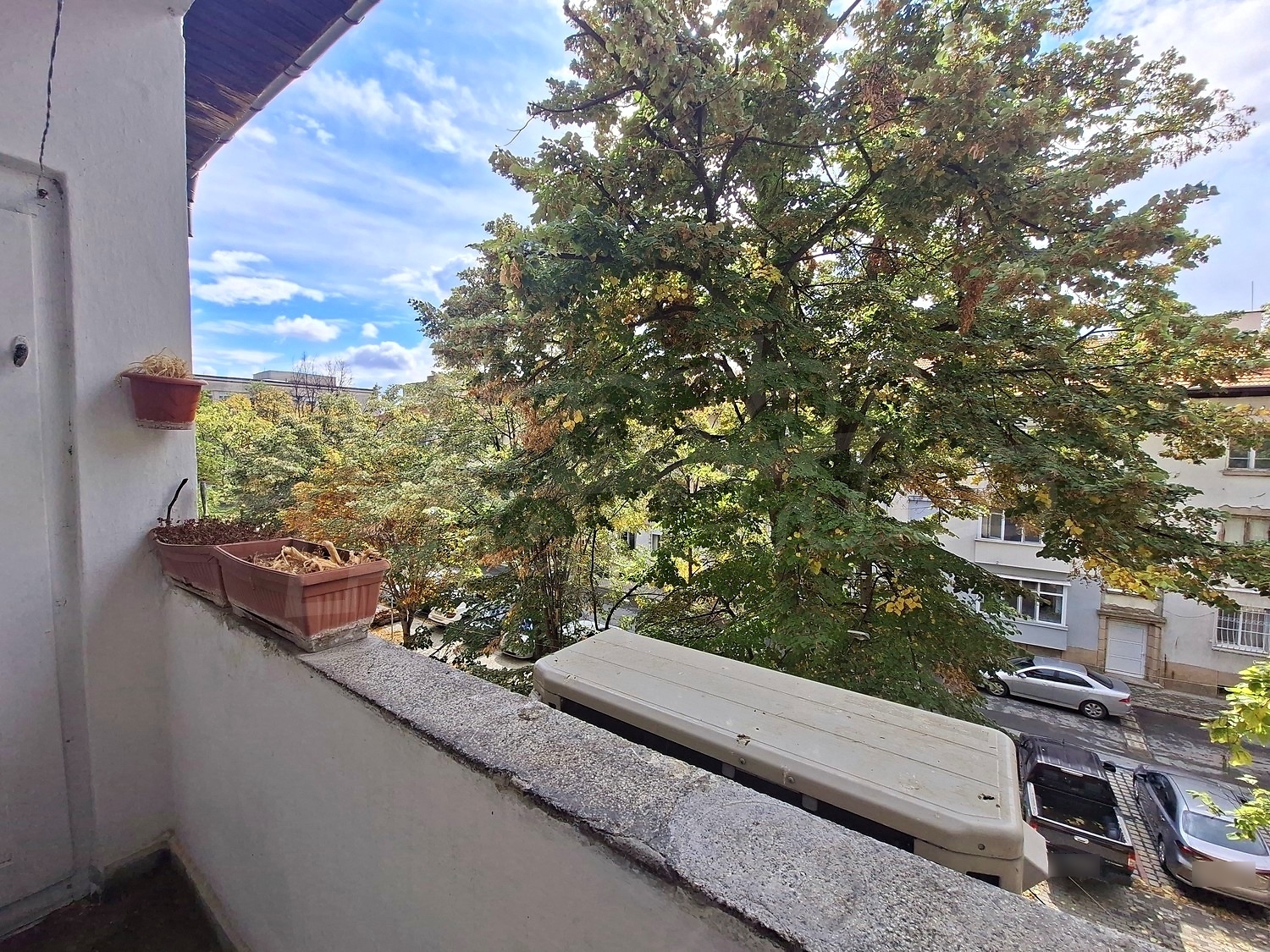 balcony, outside, view from balcony
