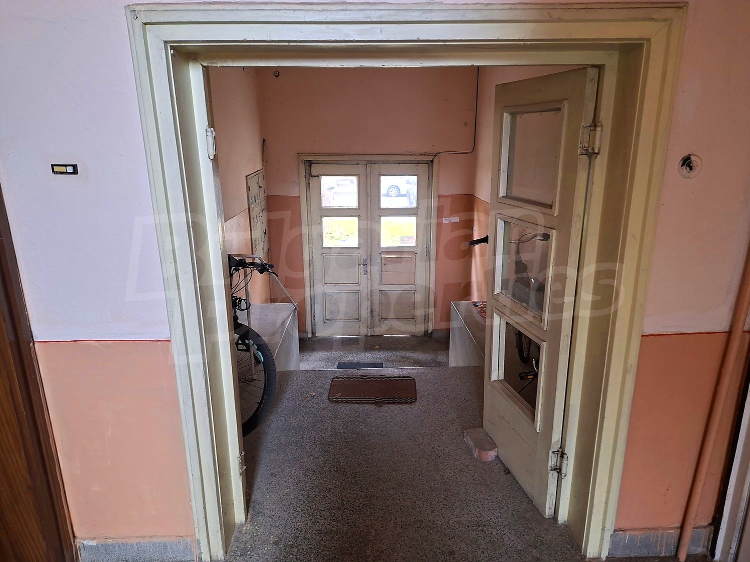 inside building entrance
