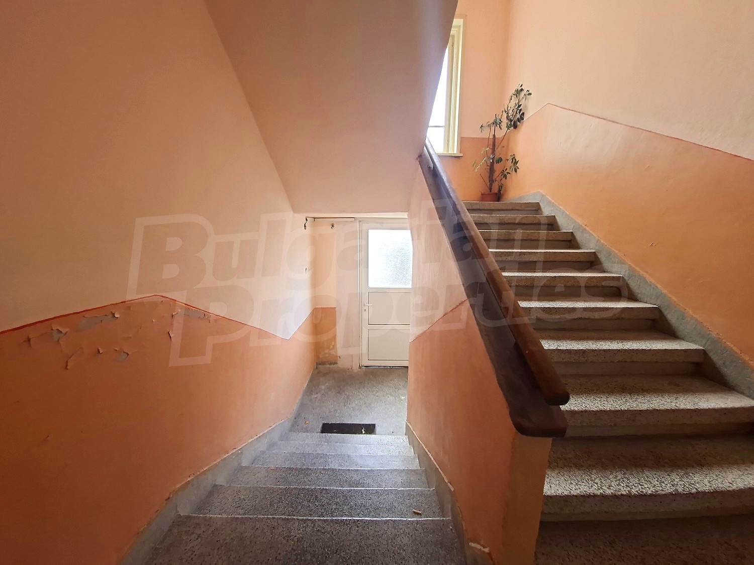 stairs, inside building entrance