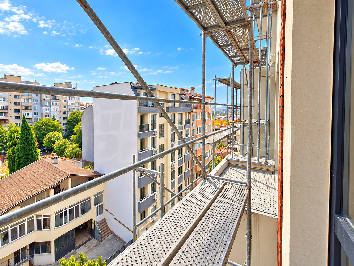 balcony, outside, view from balcony