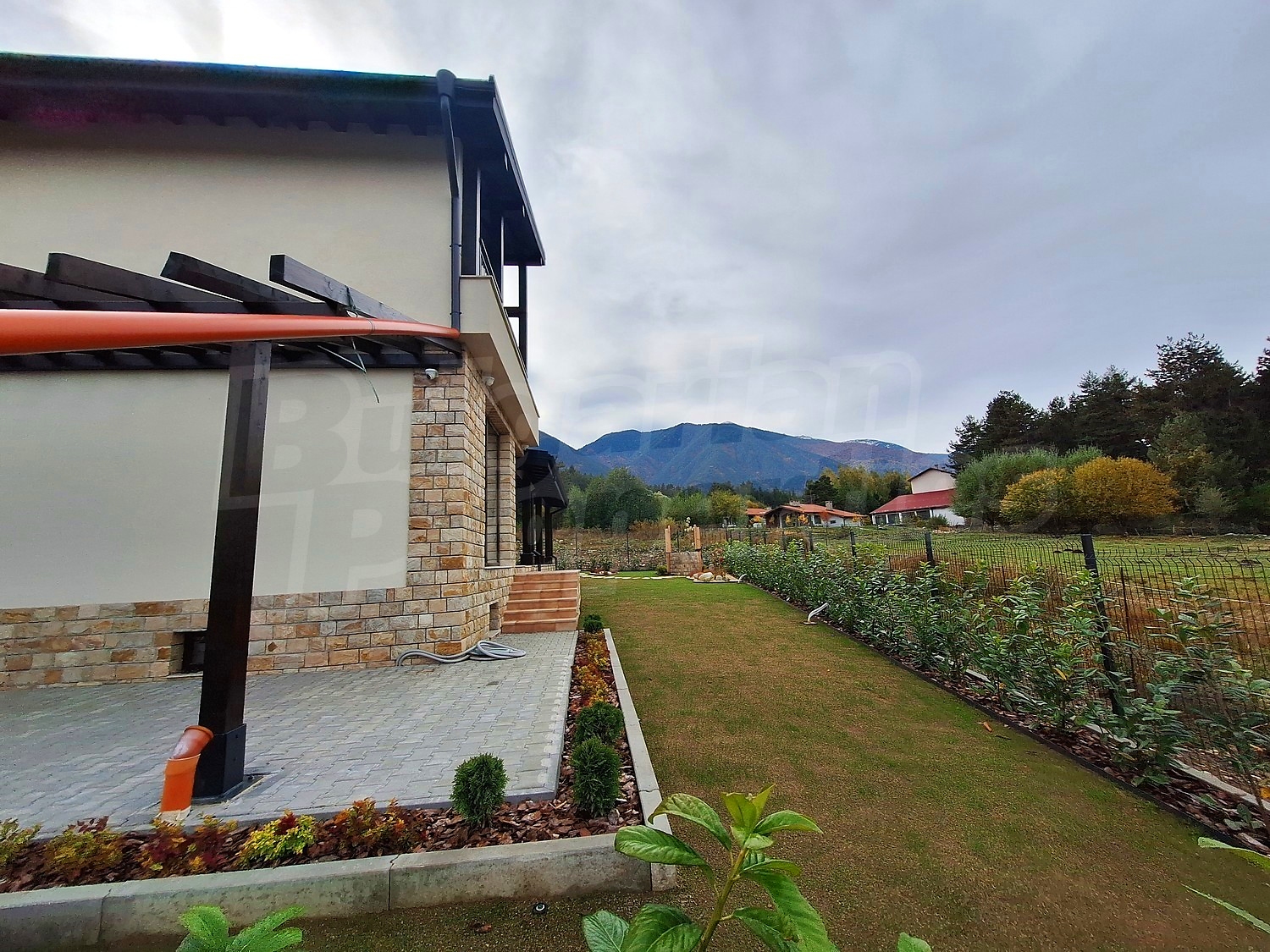 outside, garden, mountain, facade