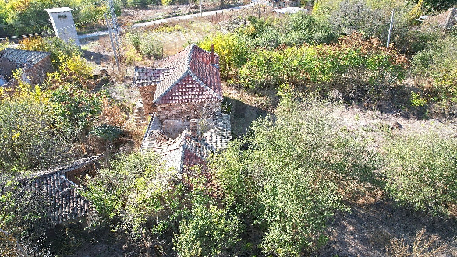 outside, facade, garden, green area