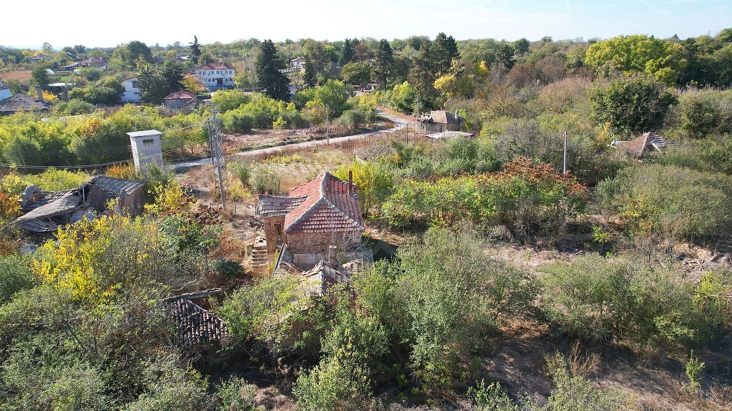 outside, green area, facade, garden
