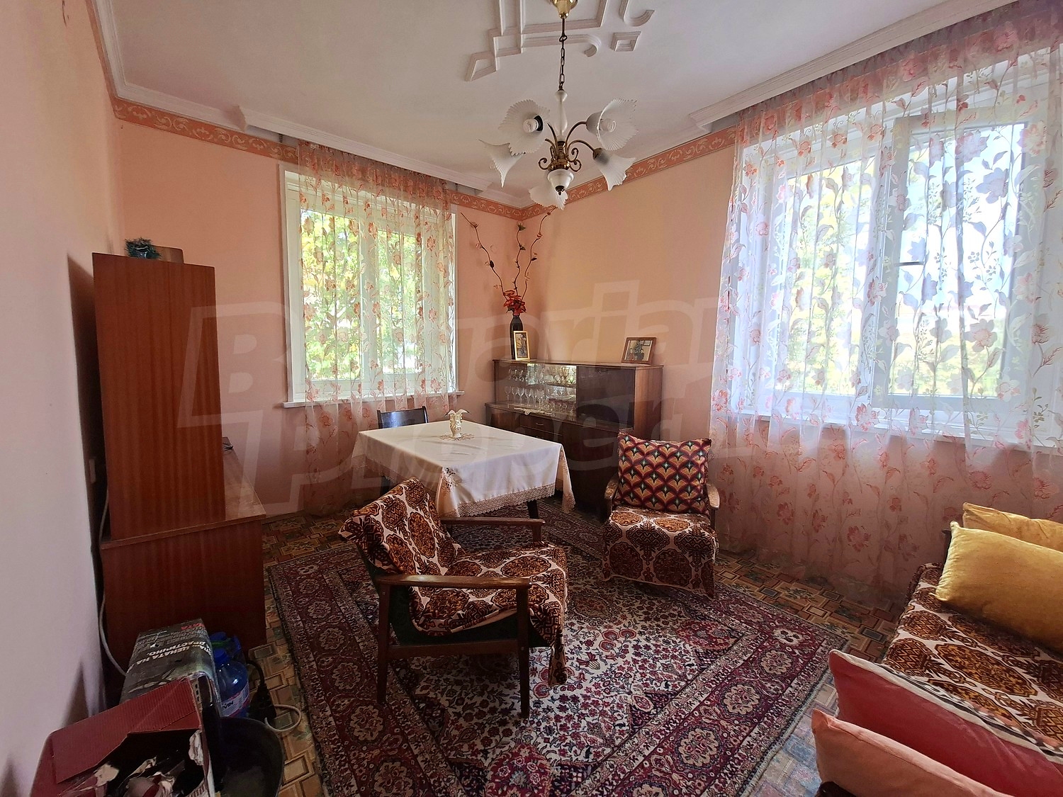 inside, living room, furnished