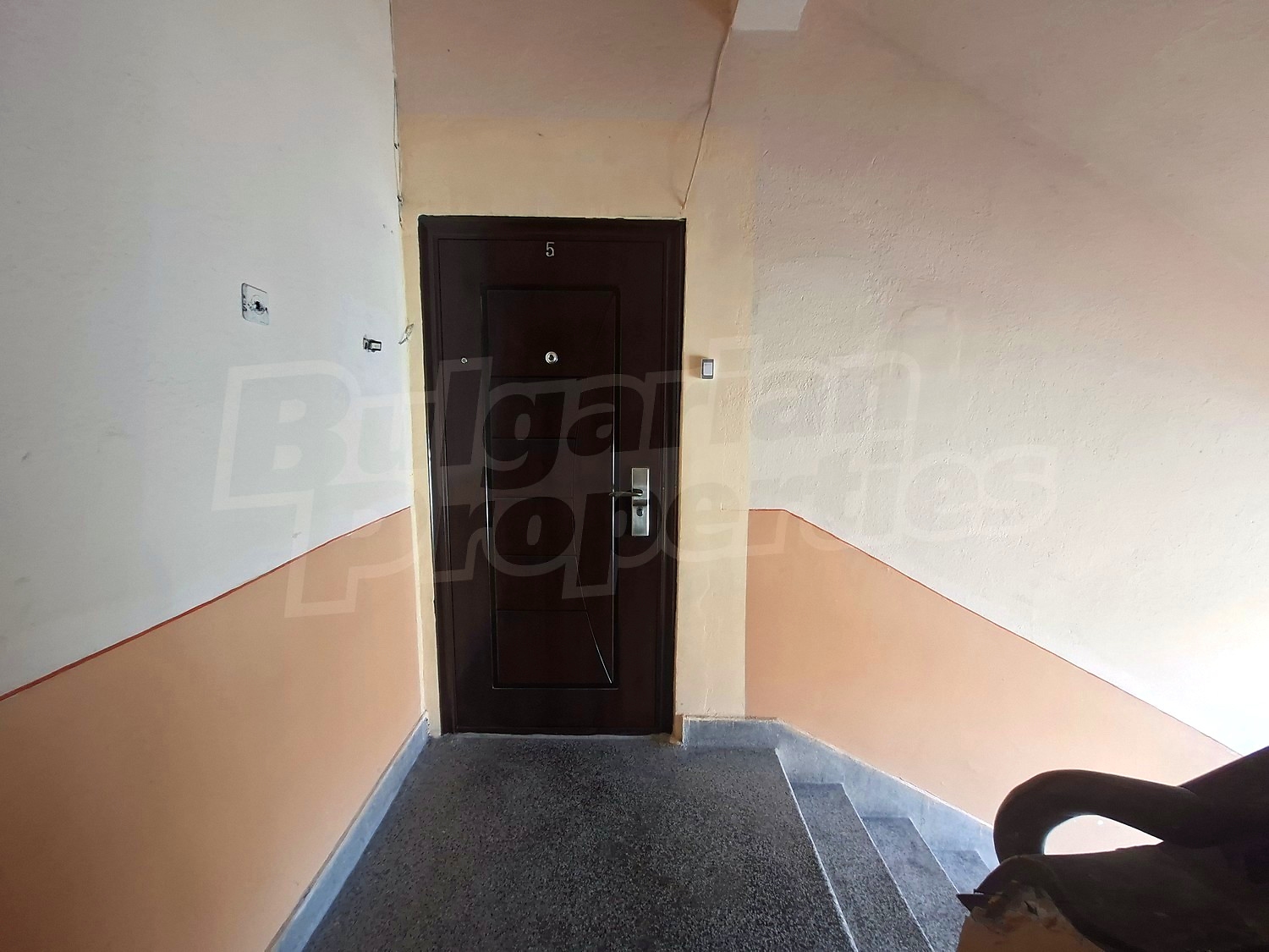 stairs, inside building entrance