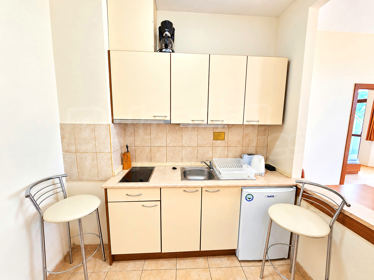 inside, kitchen, furnished