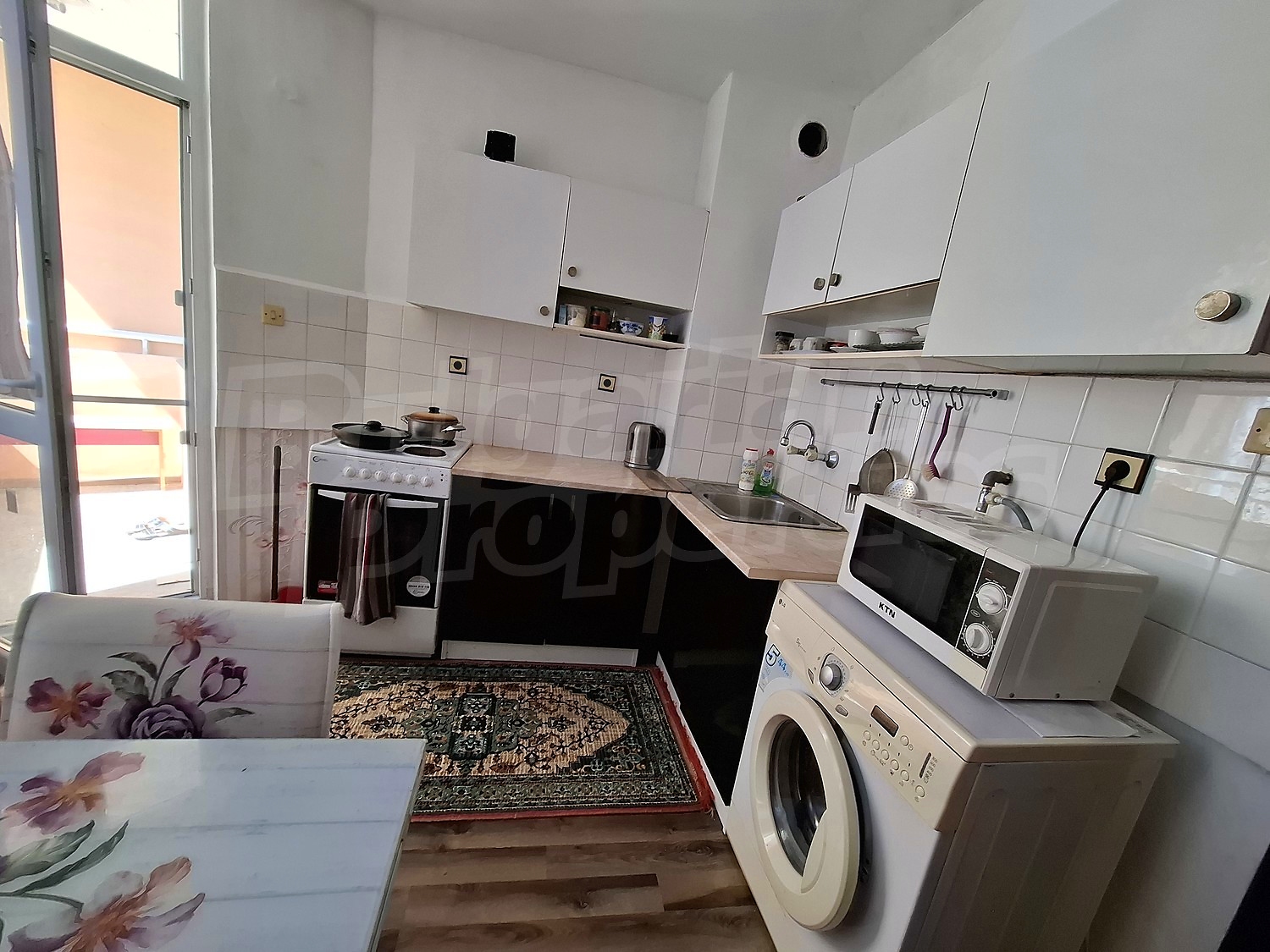 inside, kitchen, furnished