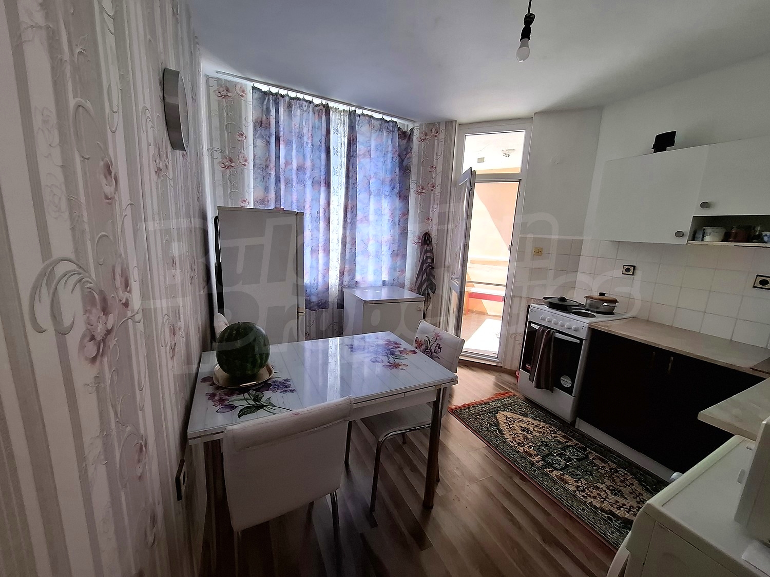 inside, kitchen, furnished