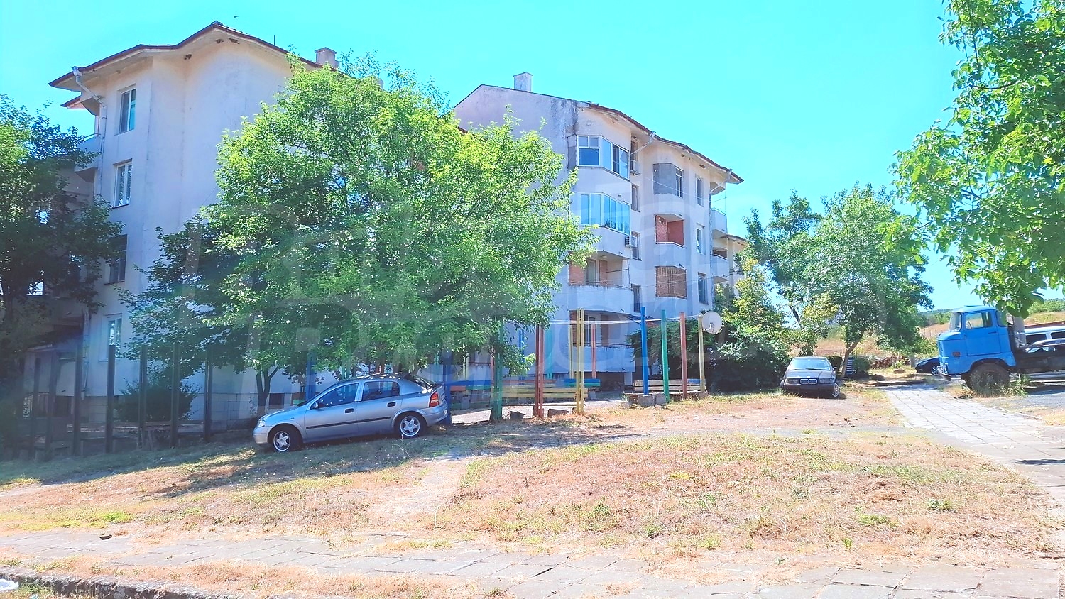 outside, facade, parking, garden