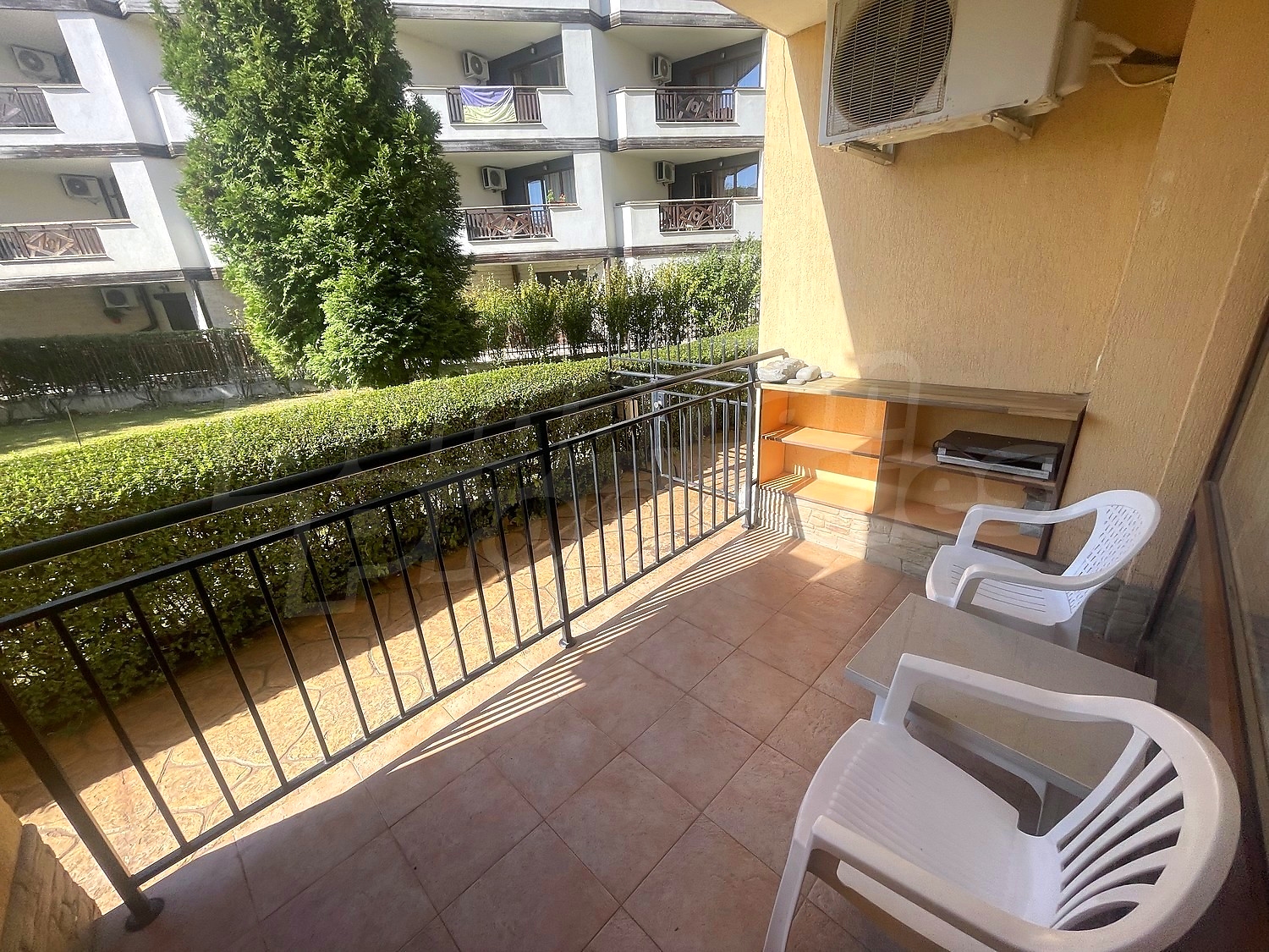 balcony, outside, garden