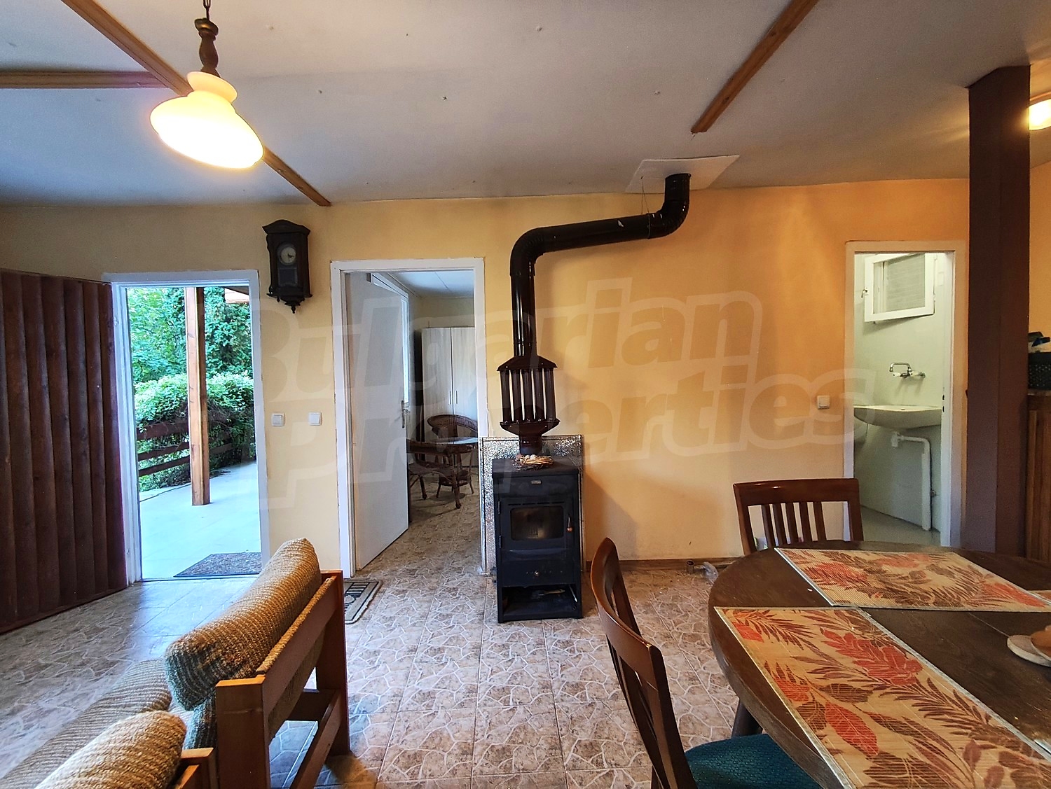 inside, living room, furnished