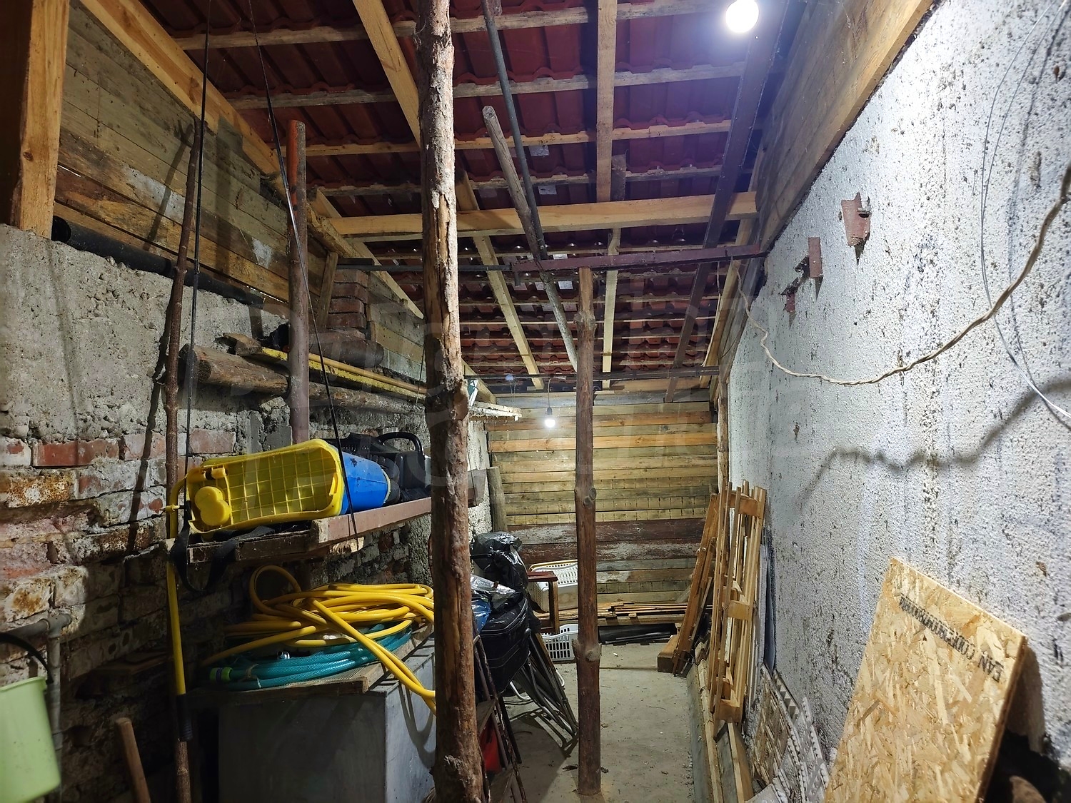 inside, unfurnished