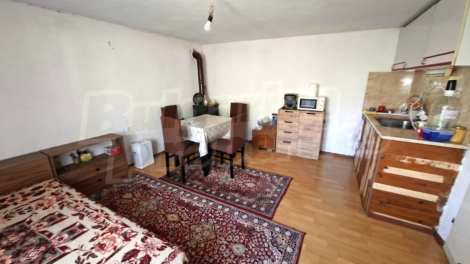 inside, kitchen, furnished