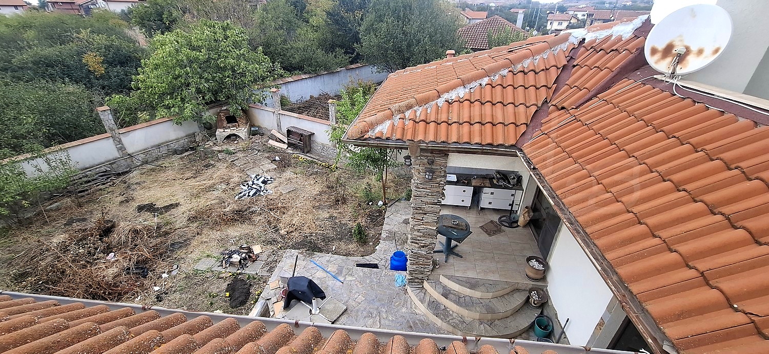 outside, garden, view from balcony