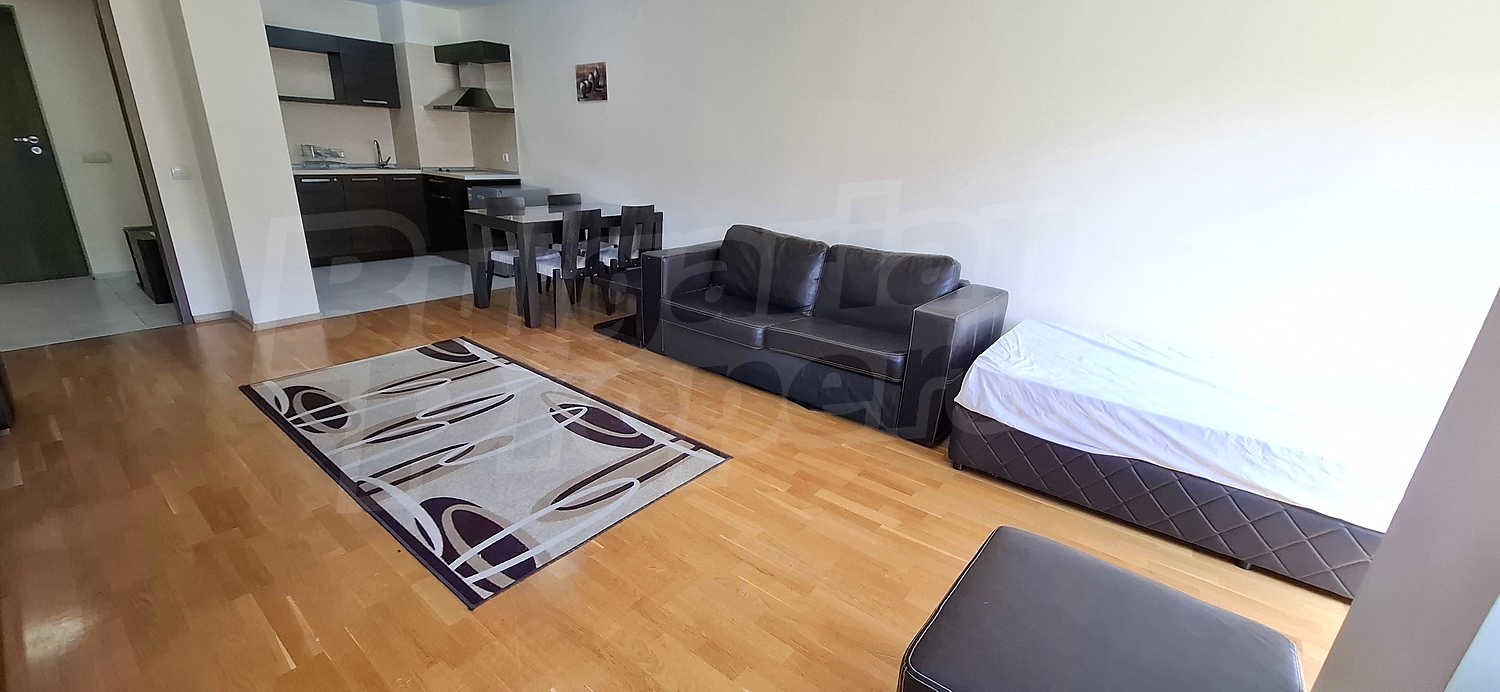 inside, living room, kitchen, furnished
