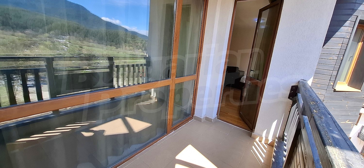 balcony, view from balcony, mountain
