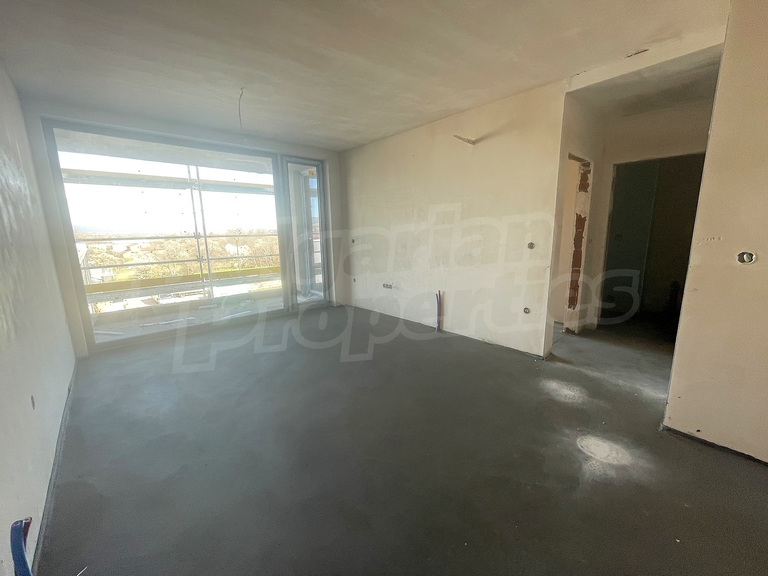 inside, unfurnished