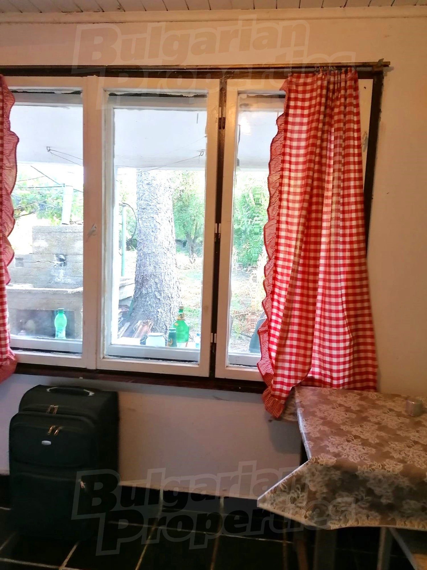 inside, view from balcony, furnished