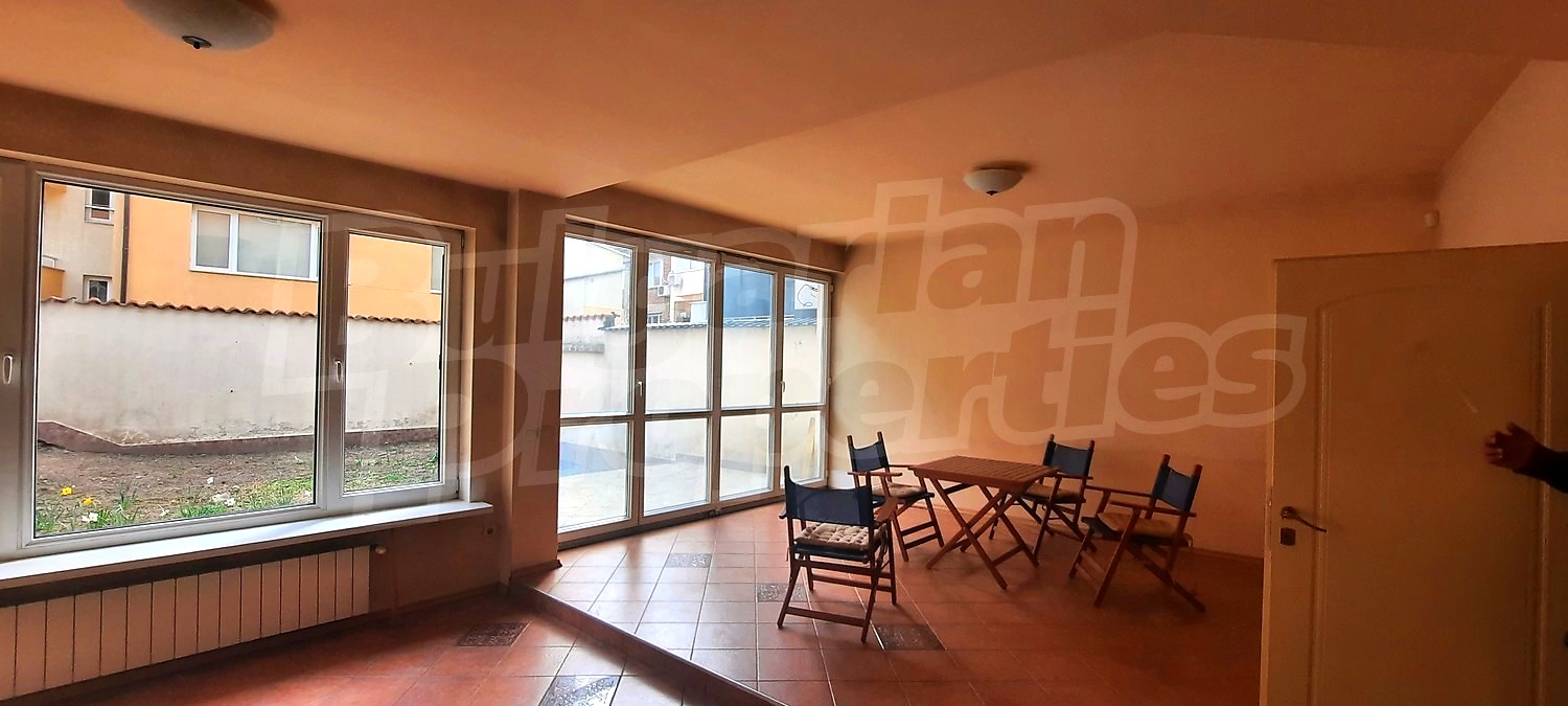 inside, furnished, garden