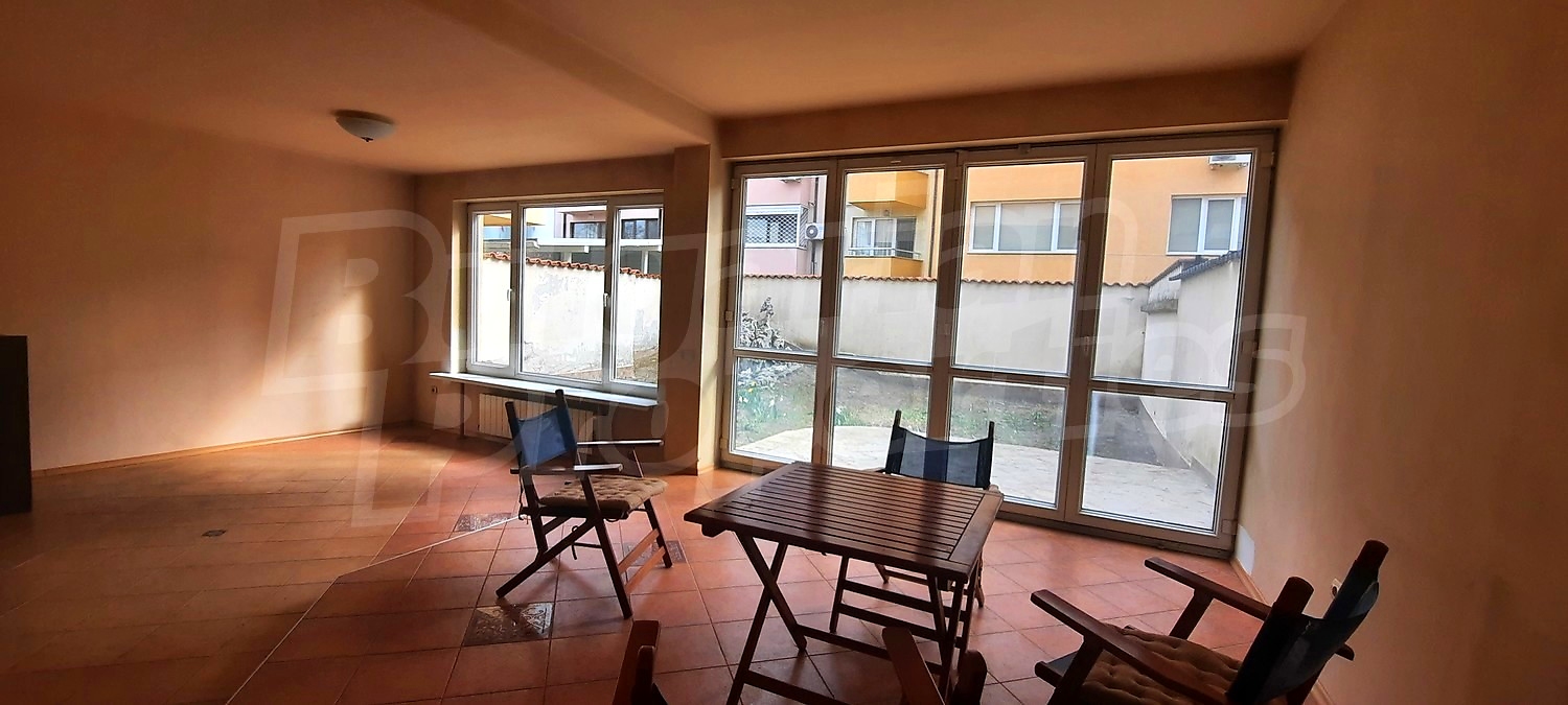 inside, furnished