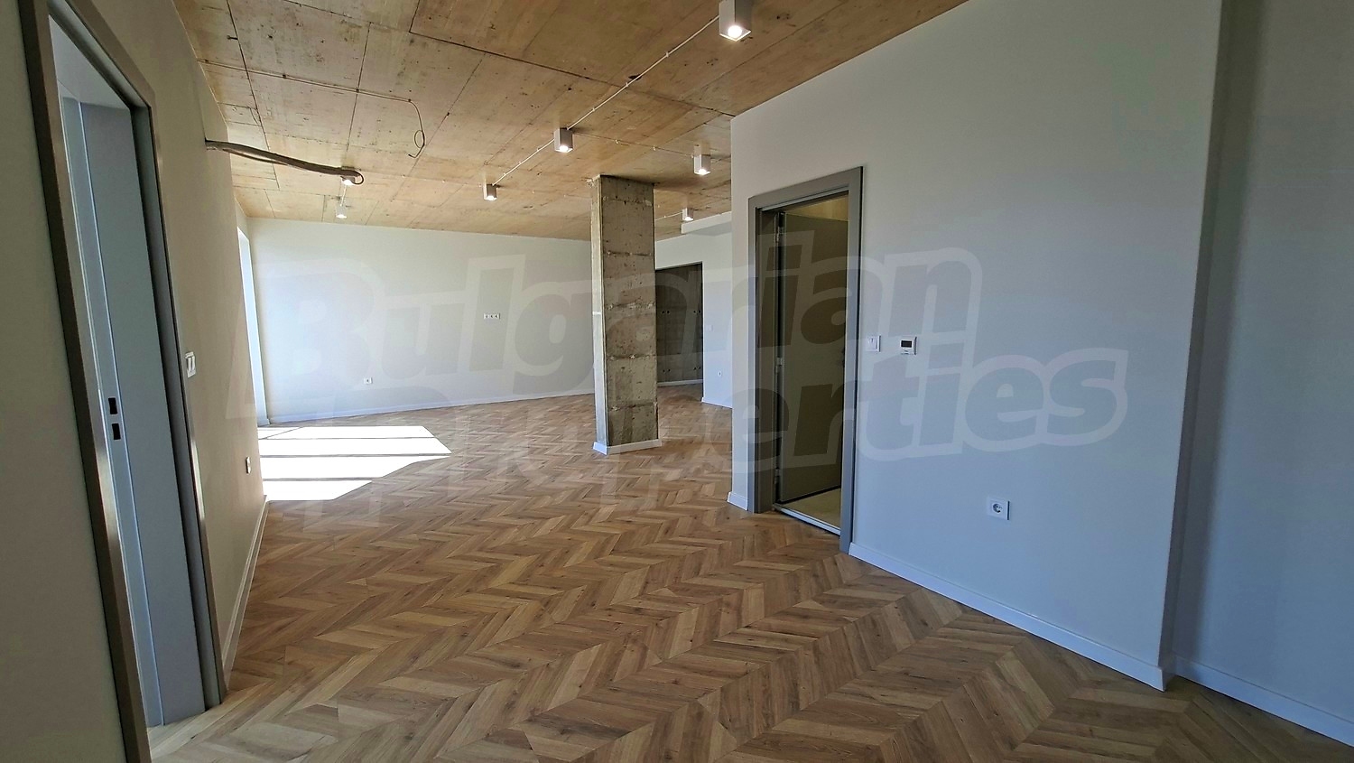 inside, unfurnished
