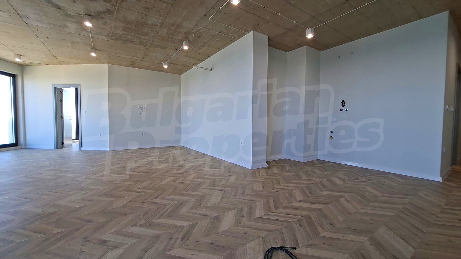 inside, living room, unfurnished
