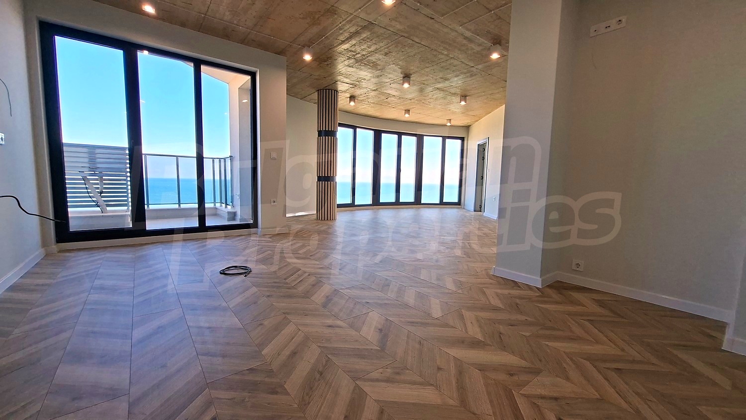 inside, living room, balcony, view from balcony
