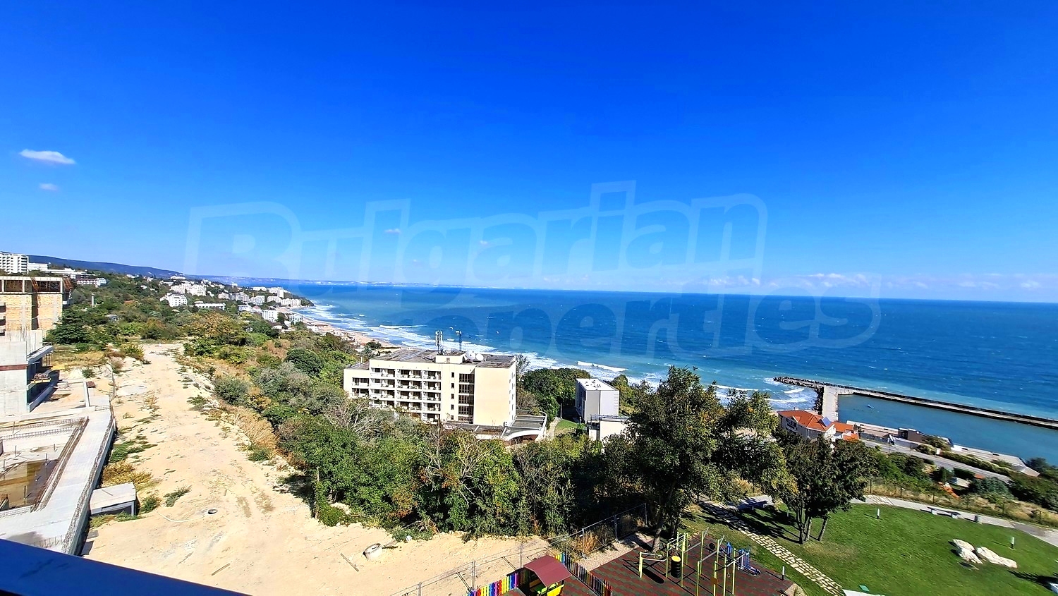 outside, sea, view from balcony