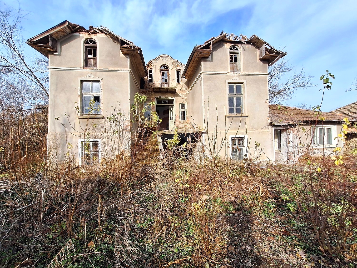 facade, garden, outside