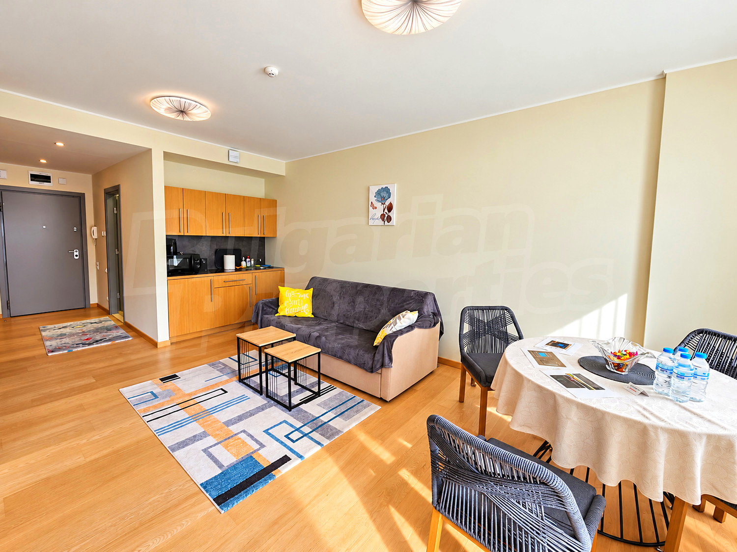 inside, living room, furnished