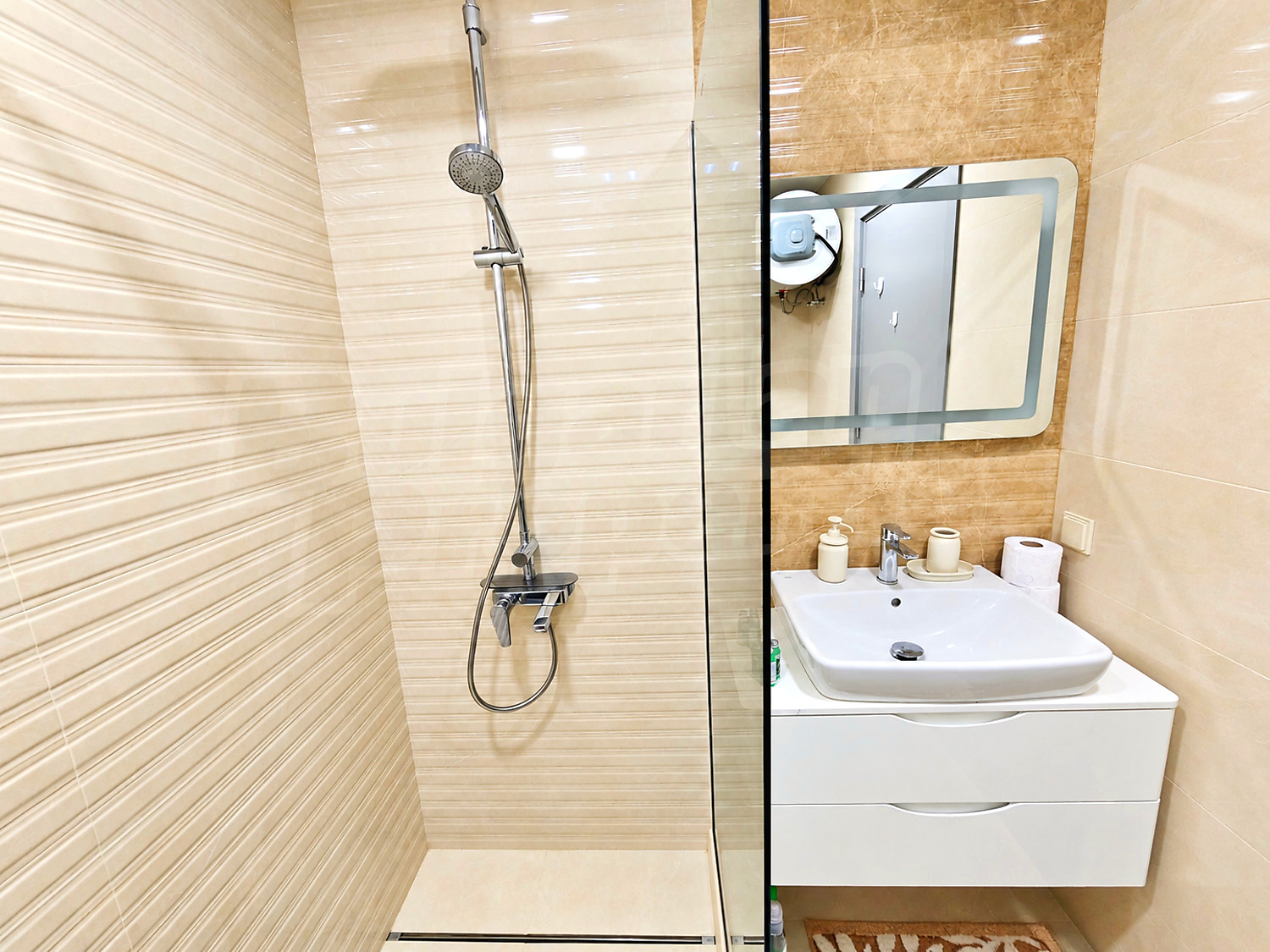 inside, bathroom