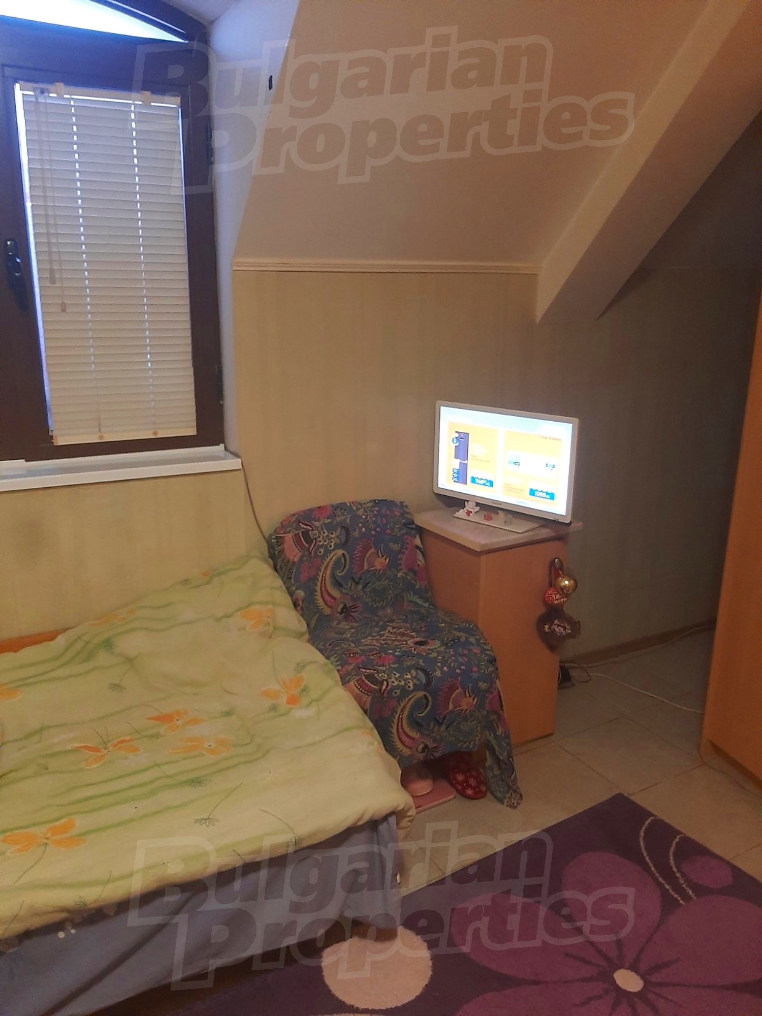 bedroom, inside, furnished