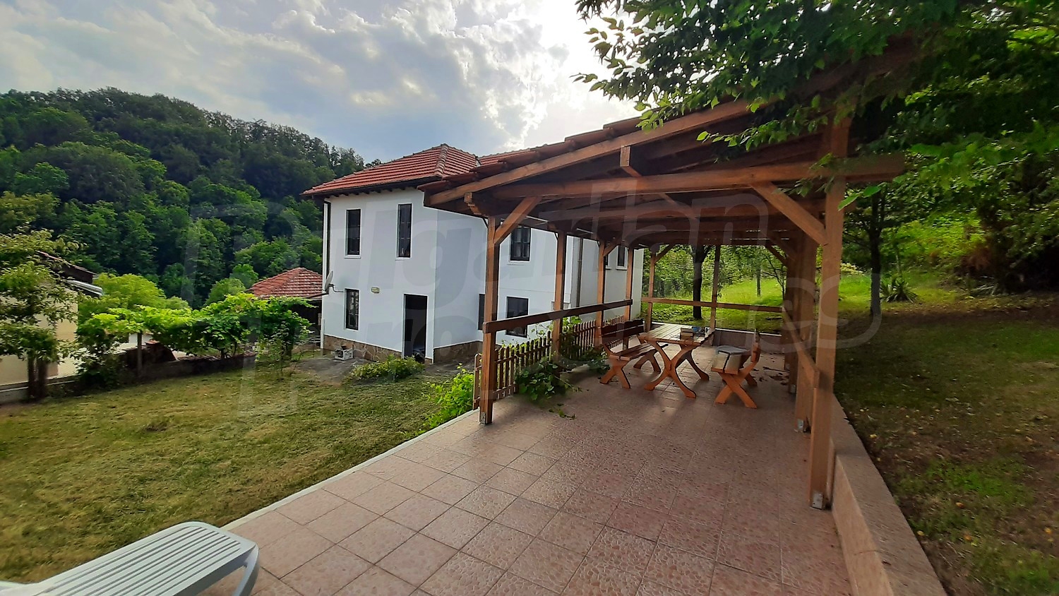 outside, garden, green area