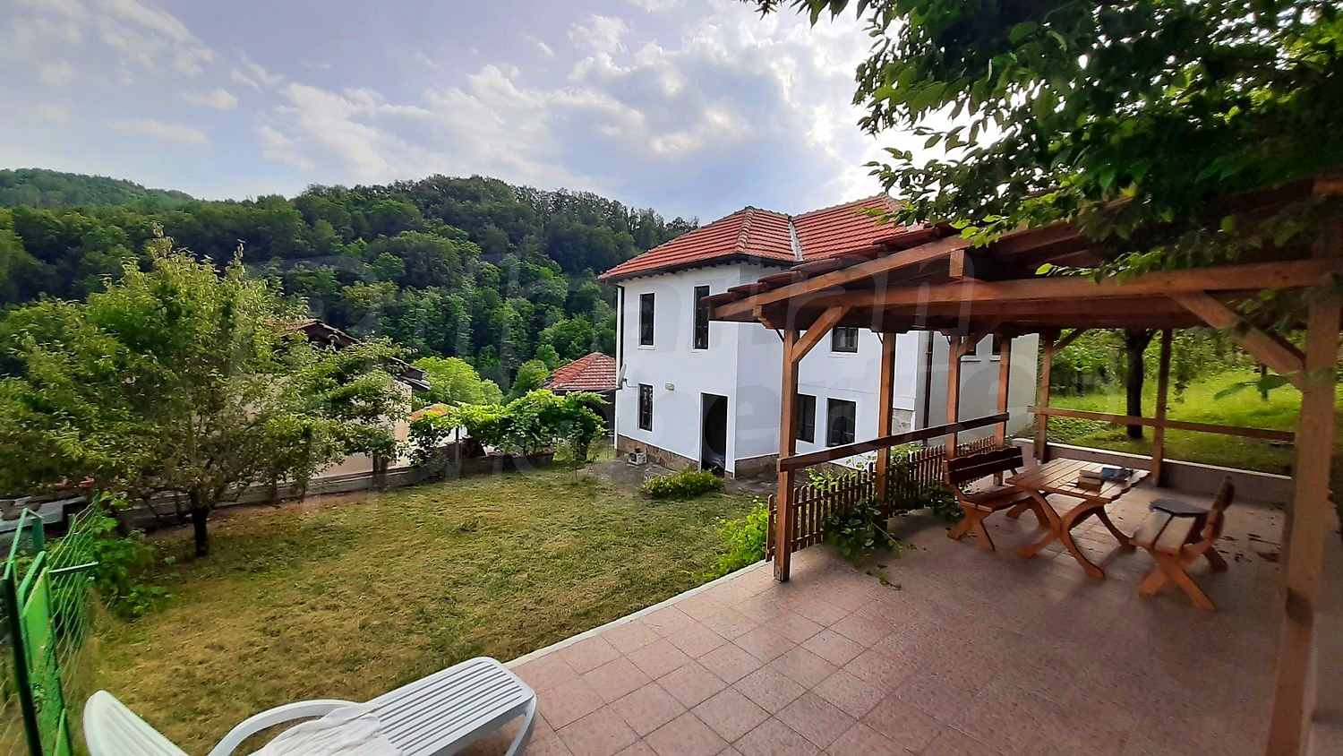 outside, garden, green area