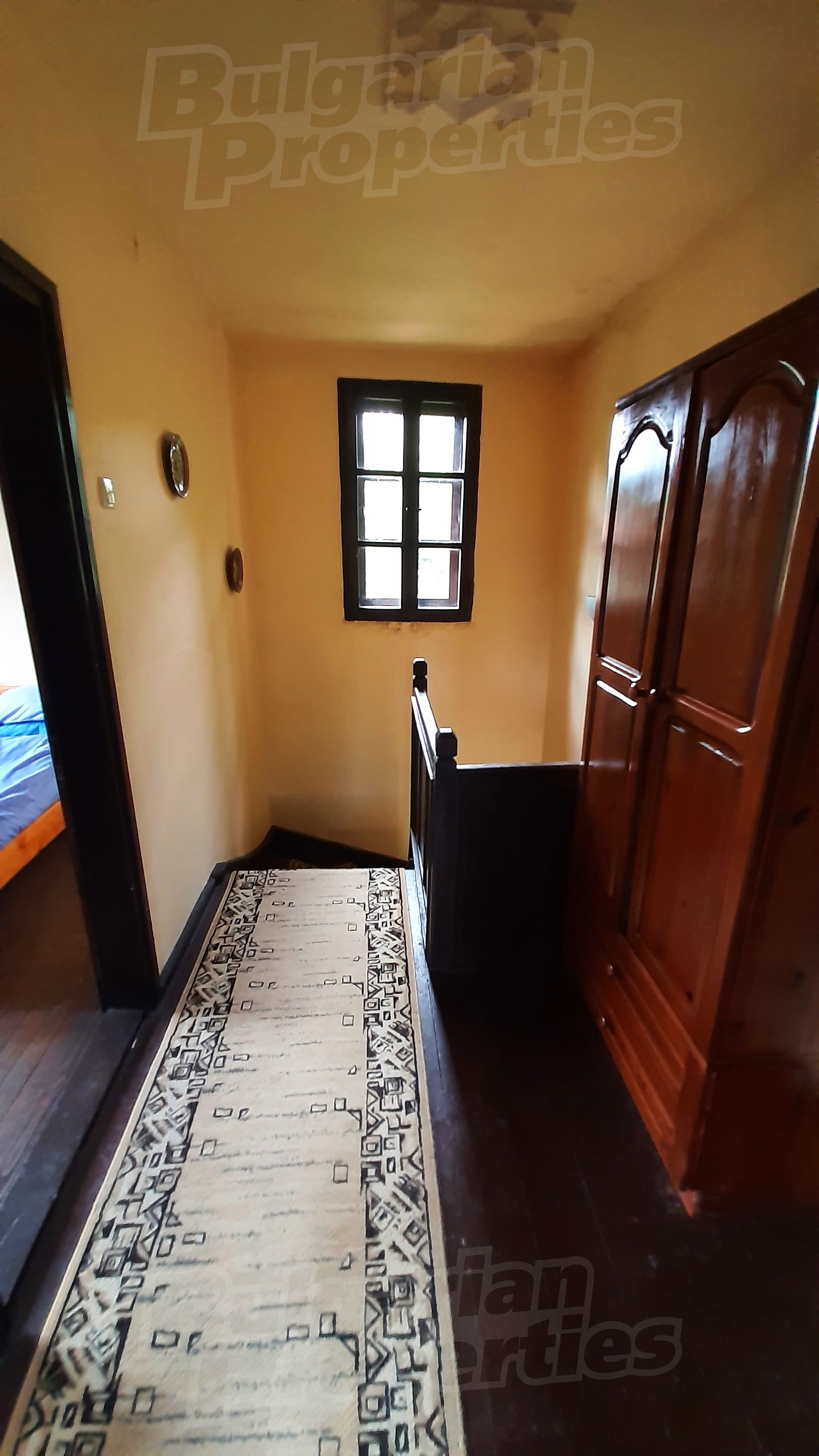 inside, hallway, stairs, furnished