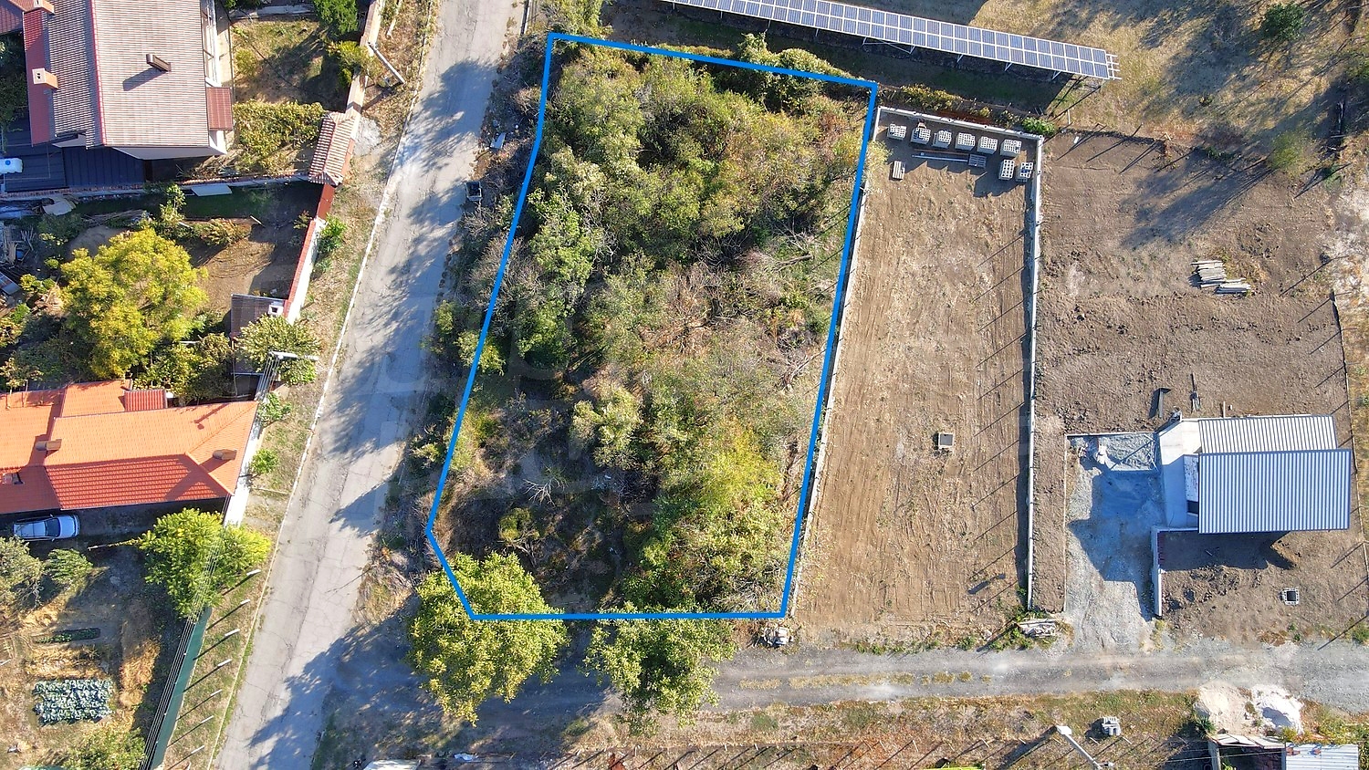 outside, green area