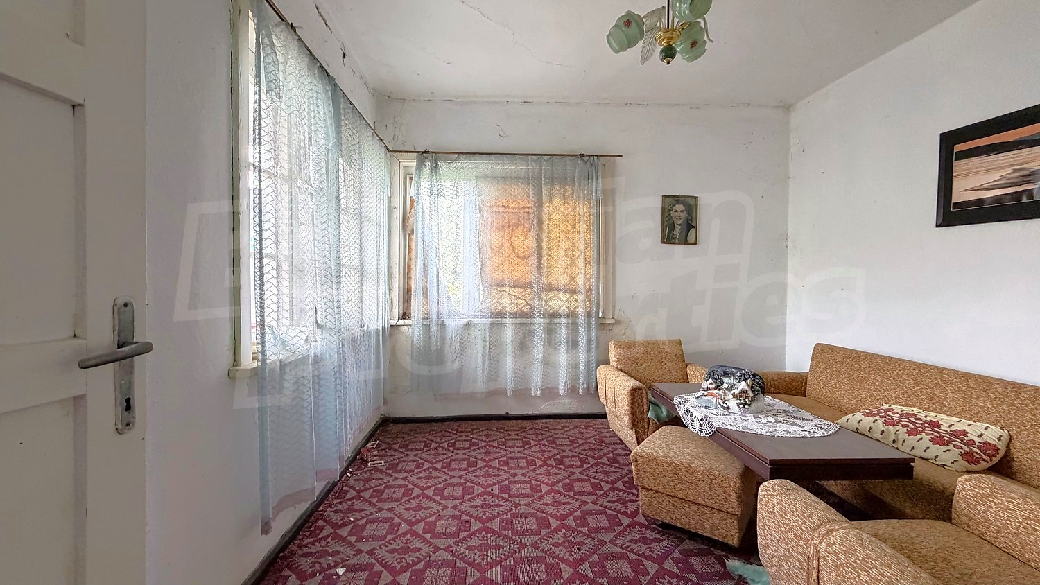 inside, living room, furnished